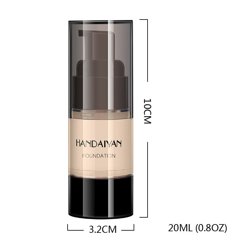 HANDAIYAN Full Cover Waterproof Liquid Foundation – Moisturizing Base