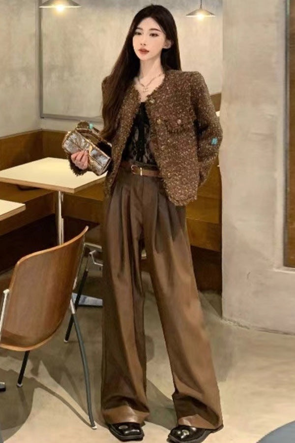 Women's Tassel Short Cardigan Top – Soft Polyester Knit