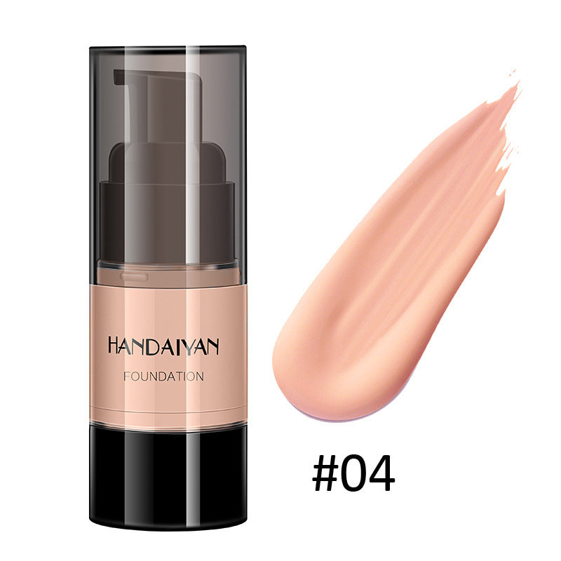 HANDAIYAN Full Cover Waterproof Liquid Foundation – Moisturizing Base