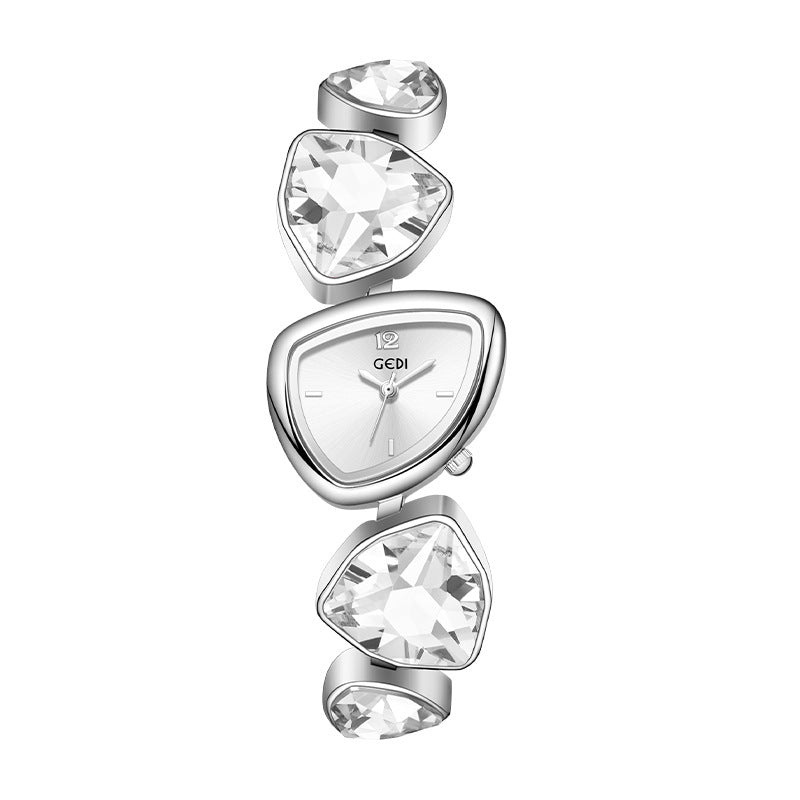 Women's Light Luxury Crystal Diamond Bracelet Watch