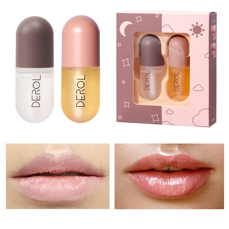 Day & Night Instant Volume Lip Plumper Oil – Clear, Nourishing Lip Care