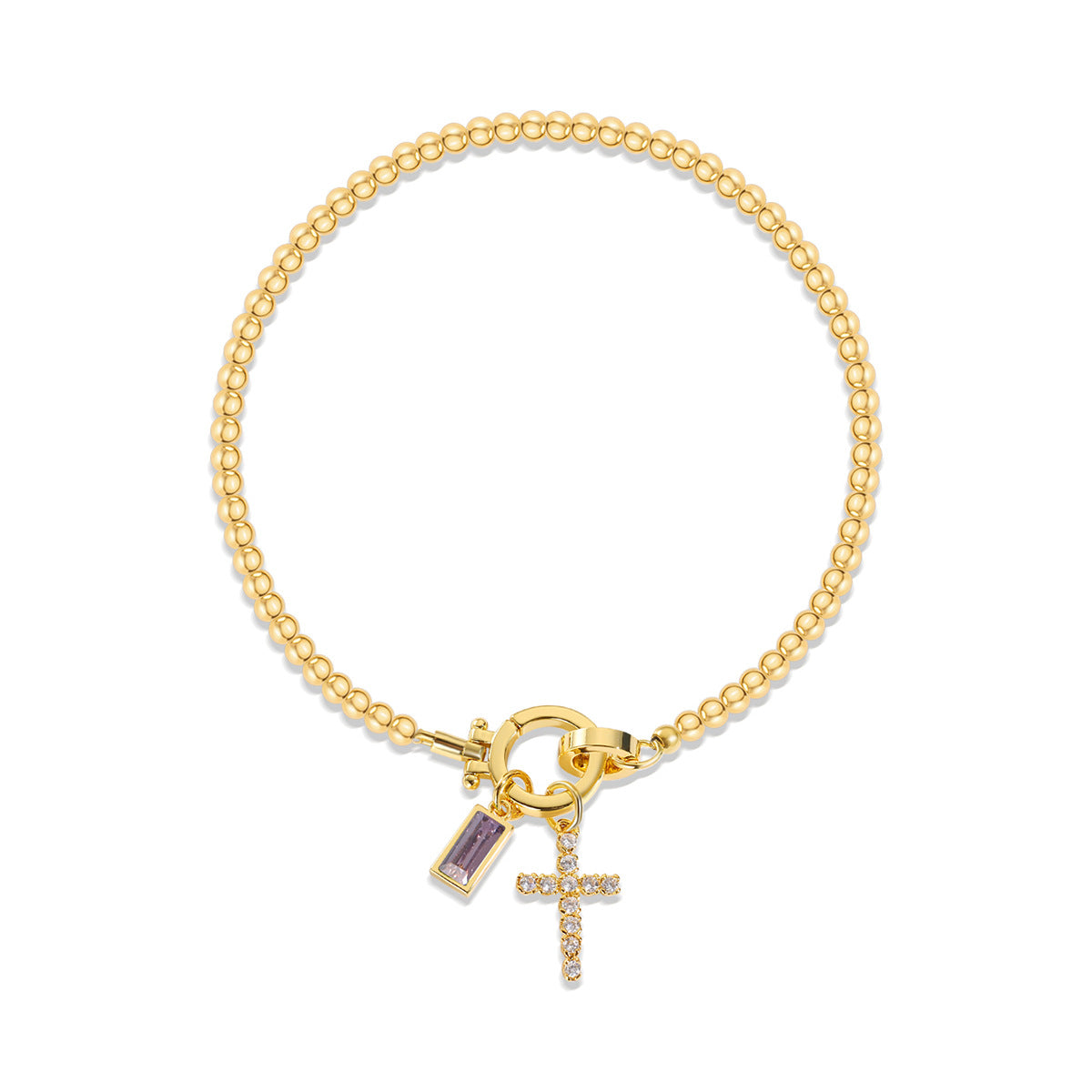 Zodiac Moon Stone Pendant Bracelet – Adjustable Astrology Jewelry for Women & Men