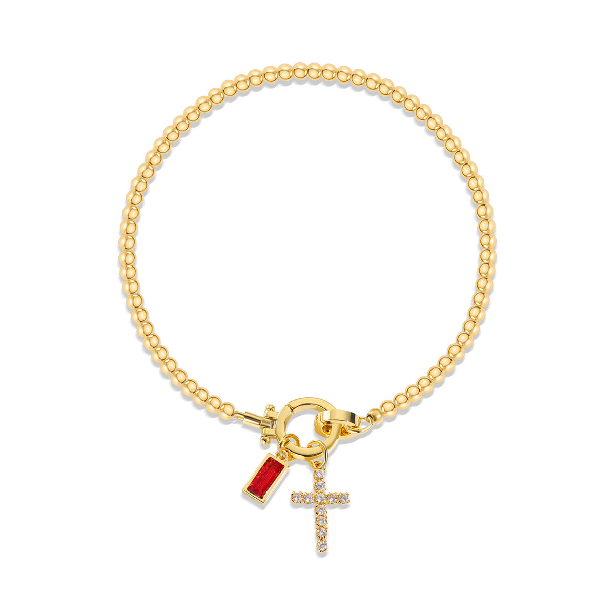Zodiac Moon Stone Pendant Bracelet – Adjustable Astrology Jewelry for Women & Men