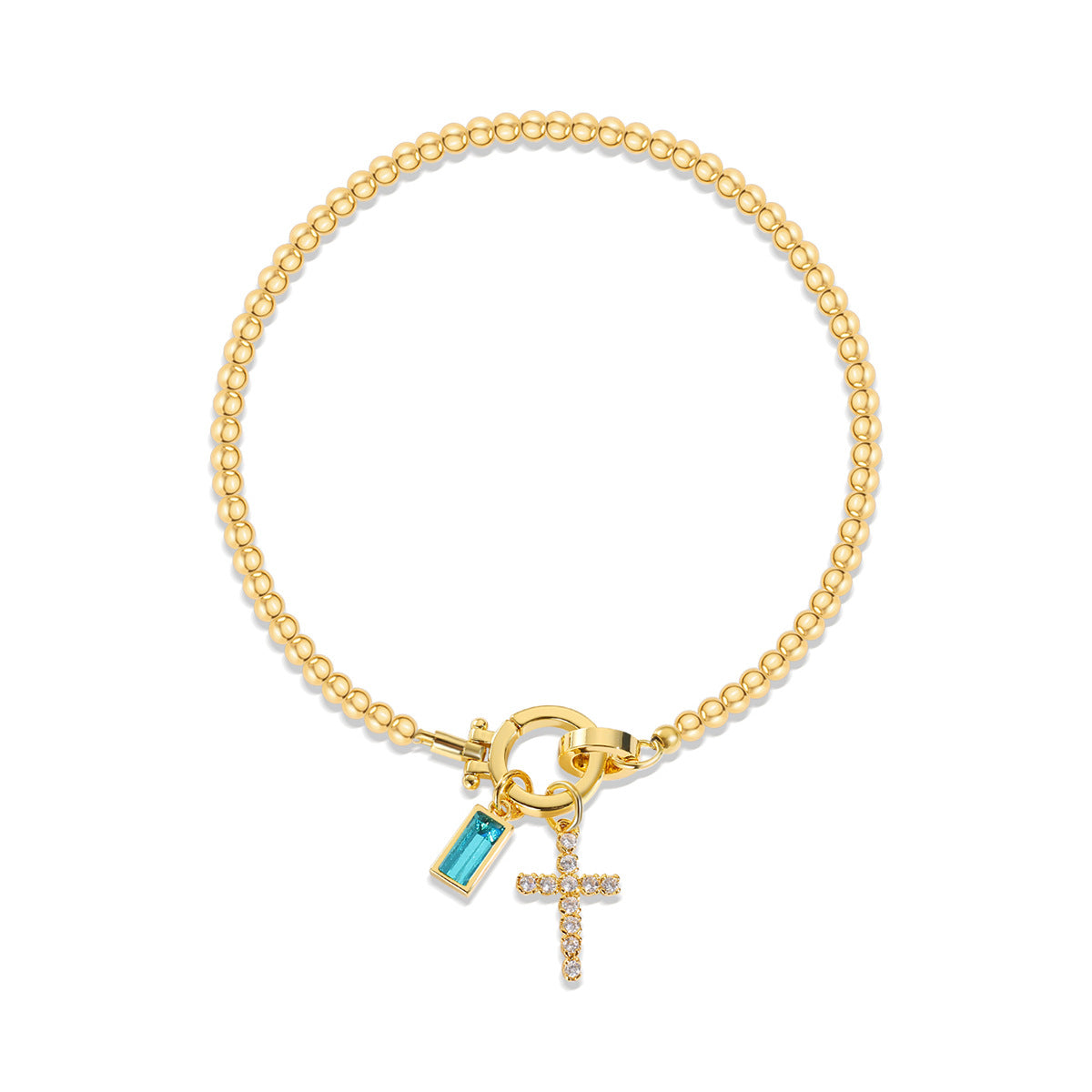 Zodiac Moon Stone Pendant Bracelet – Adjustable Astrology Jewelry for Women & Men