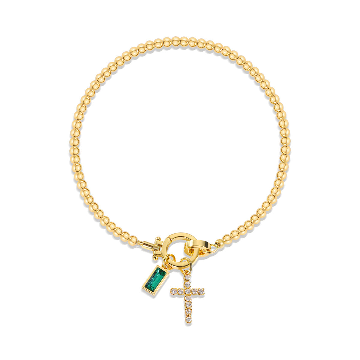 Zodiac Moon Stone Pendant Bracelet – Adjustable Astrology Jewelry for Women & Men