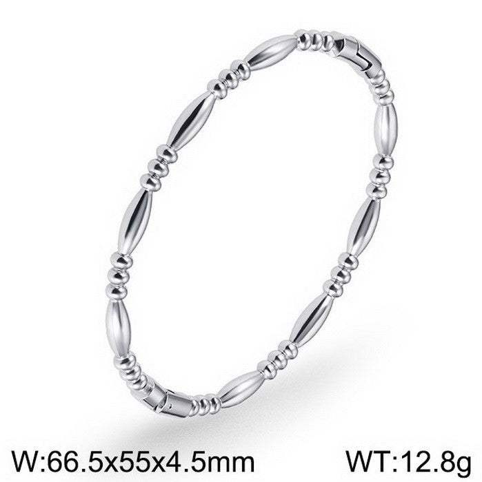Titanium Steel Bamboo Bracelet for Women