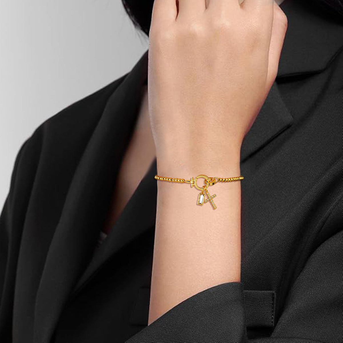 Zodiac Moon Stone Pendant Bracelet – Adjustable Astrology Jewelry for Women & Men
