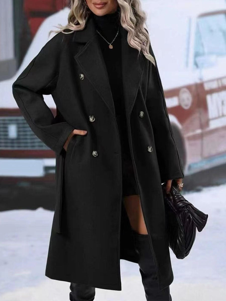 Lace-Up Trench Coat