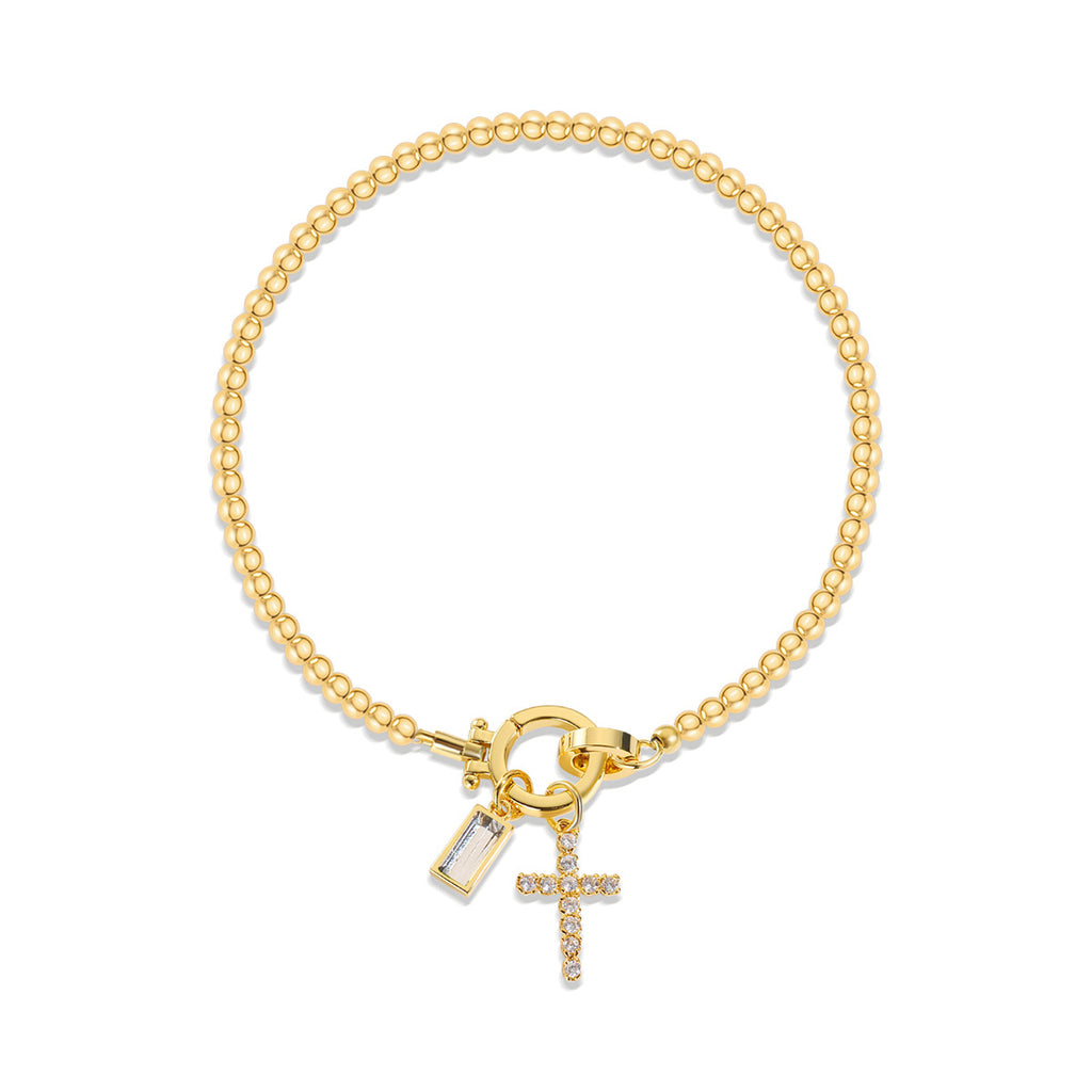 Zodiac Moon Stone Pendant Bracelet – Adjustable Astrology Jewelry for Women & Men