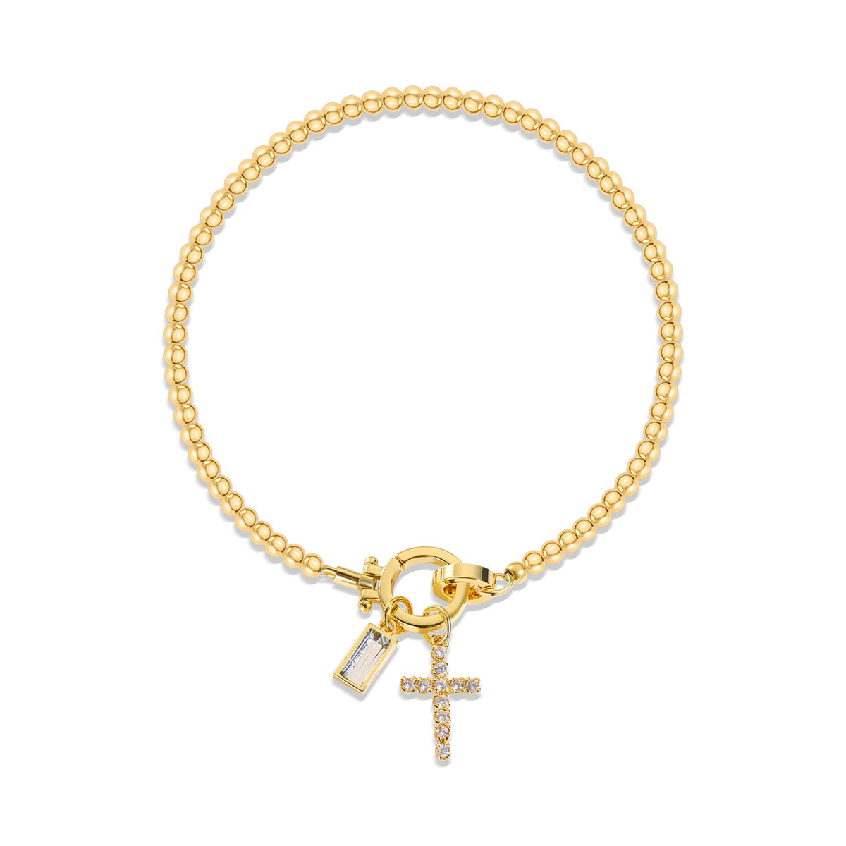 Zodiac Moon Stone Pendant Bracelet – Adjustable Astrology Jewelry for Women & Men