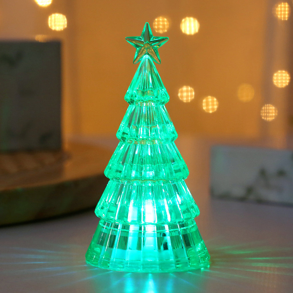 ]Light-Emitting Crystal Christmas Tree Night Lamp | Holiday Décor