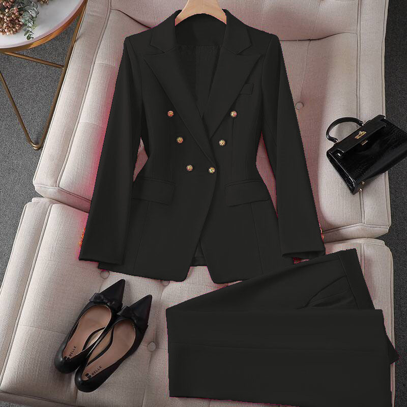 Korean Casual Blouse & Trouser Suit – Women’s Outfit