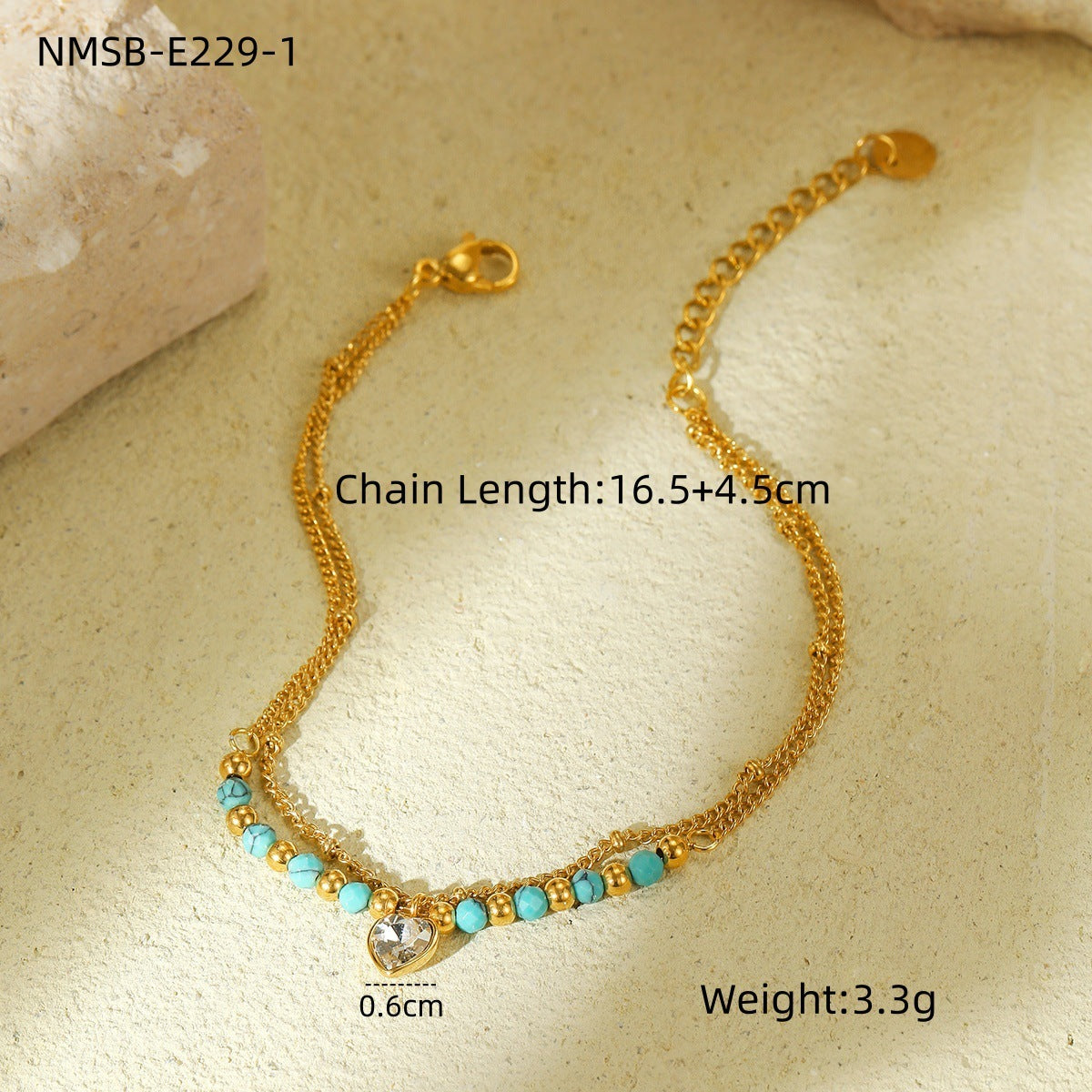 Natural Stone Freshwater Pearl Stainless Steel Bracelet