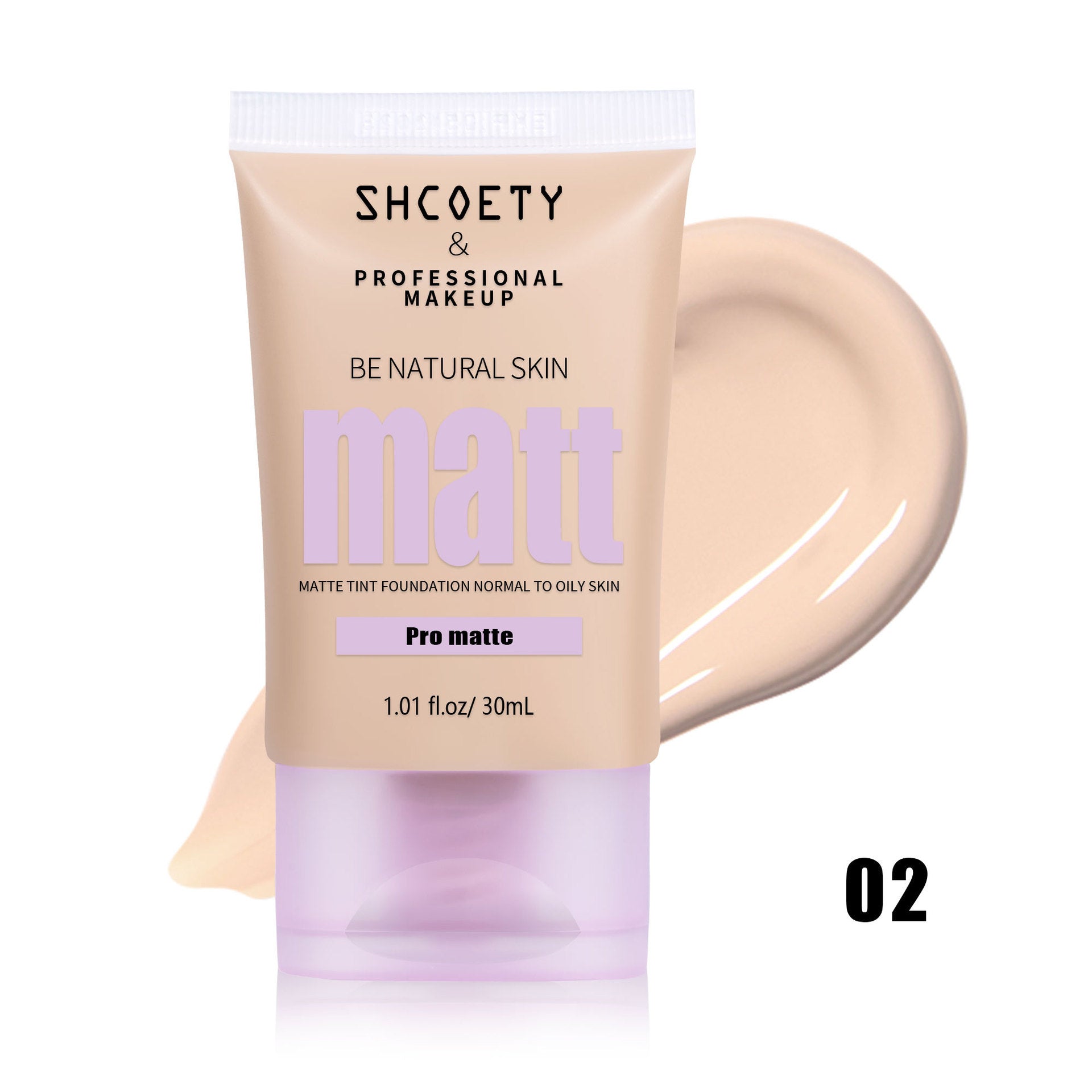 4-Color Longwear Foundation & Concealer BB Cream | Natural Brightening Skin Tone
