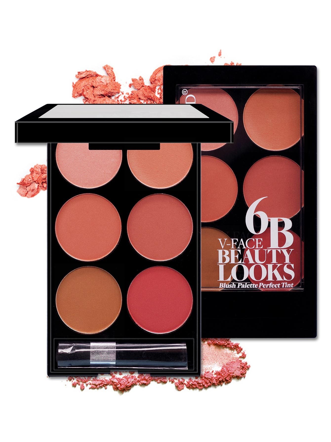 Make-up Multi-color Boutique Six-color Blush Palette Highlight & Contour
