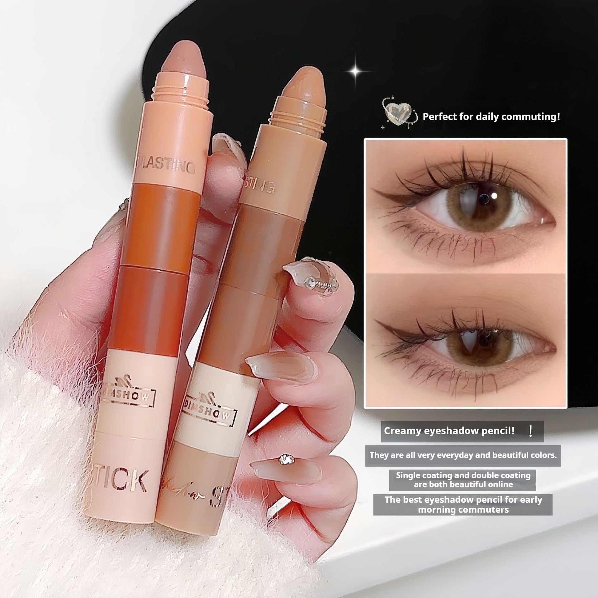 5-in-1 Lazy Eyeliner Pen with Highlighter – Natural, Effortless Look