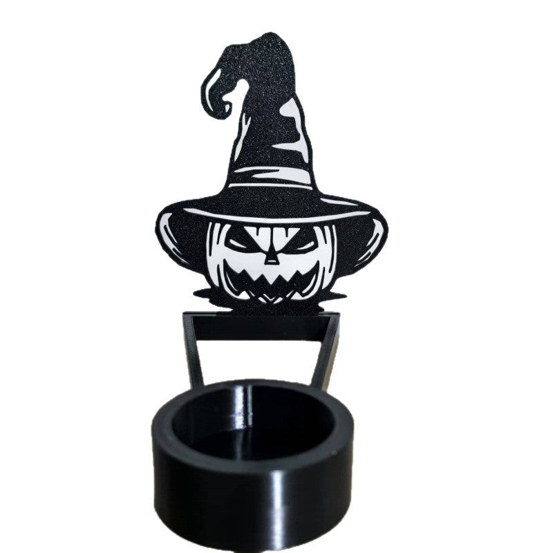 Halloween Candlestick Decoration | Creative Desktop Ornament & Party Décor