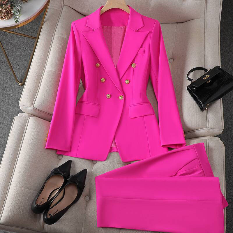 Korean Casual Blouse & Trouser Suit – Women’s Outfit