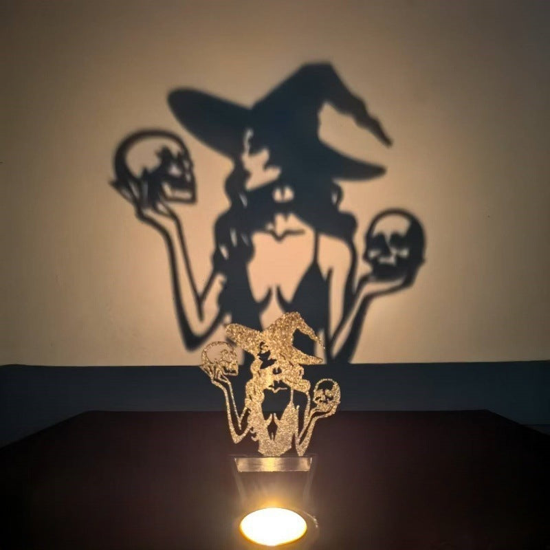 Halloween Candlestick Decoration | Creative Desktop Ornament & Party Décor