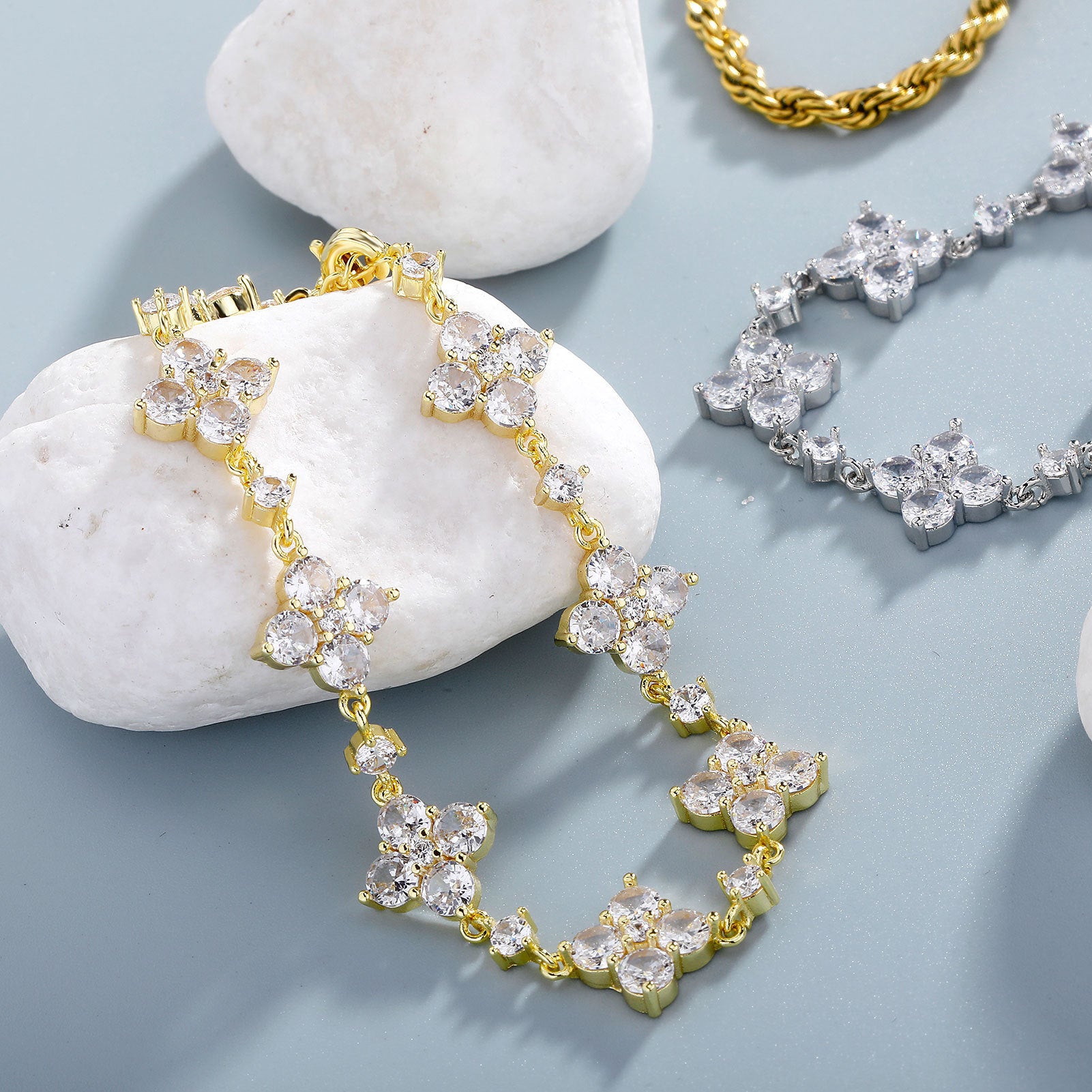 Elegant Rhinestone Bracelet for Women
