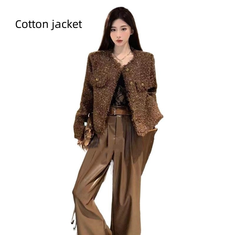 Women's Tassel Short Cardigan Top – Soft Polyester Knit