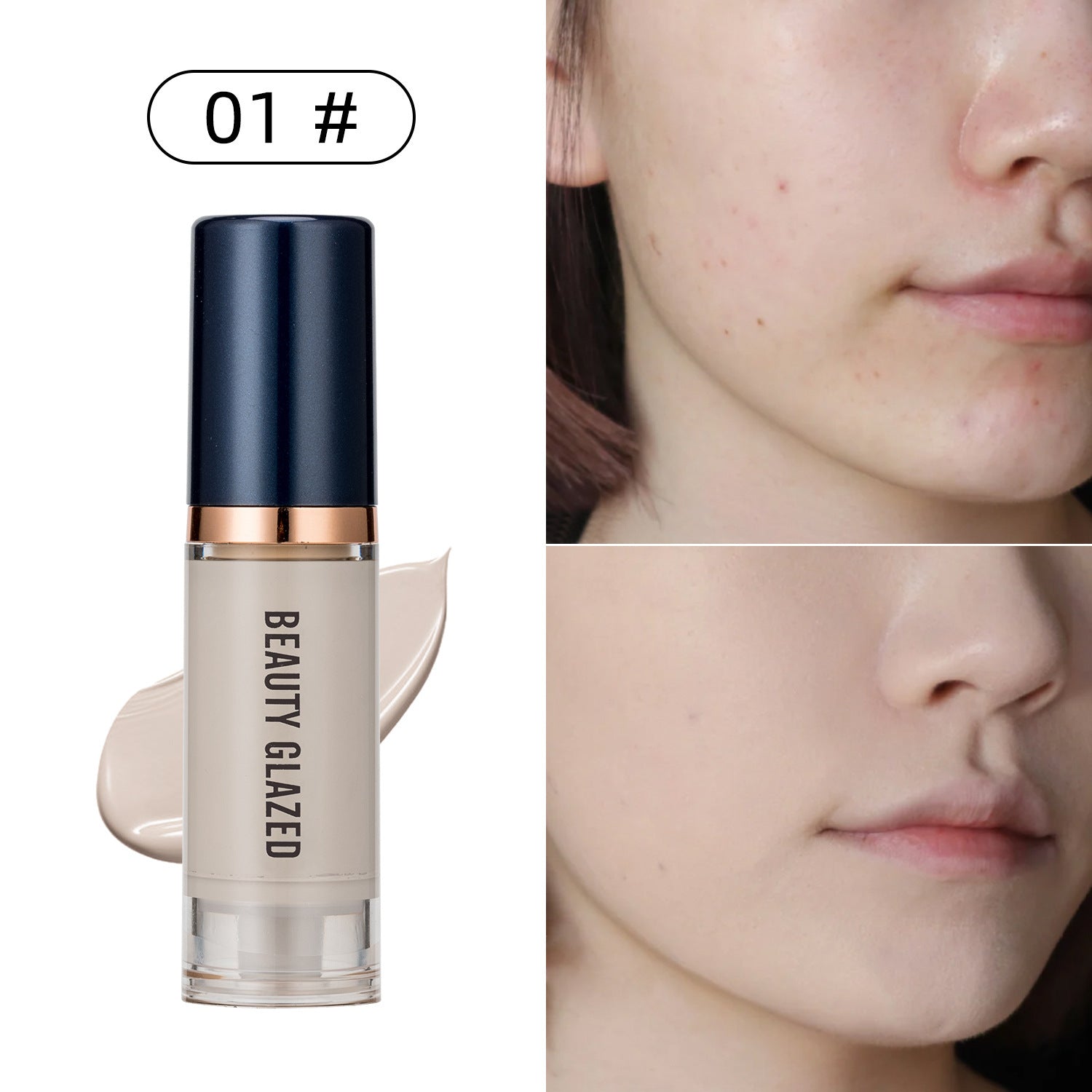 6 Colors Half Cover Makeup Primer – Smooth, Non-Sticky Base