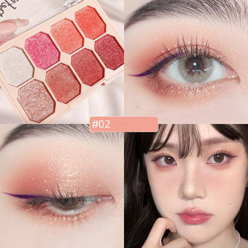 Earth Tone Eyeshadow Palette – Pearl Milk Tea Color Makeup Set