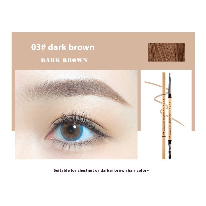 Small Gold Chopsticks Ultra-fine Eyebrow Pencil Waterproof Long-lasting