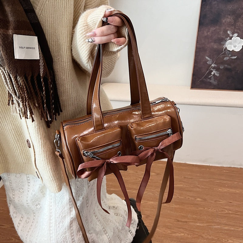 Stylish Multi-Pocket Handbag – Hand Carry Tote Bag