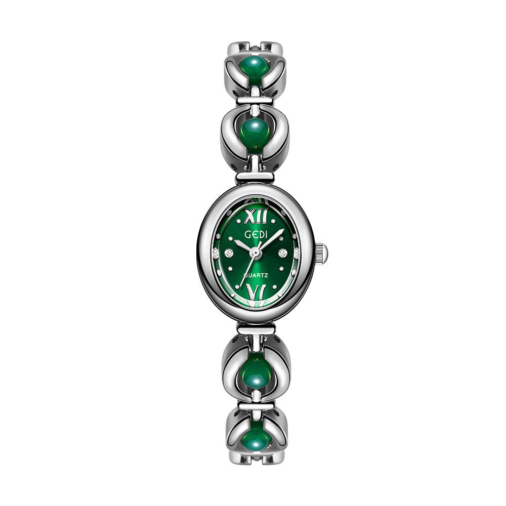 Gedi Emerald Pearl Bracelet Watch
Where Elegance Meets Time