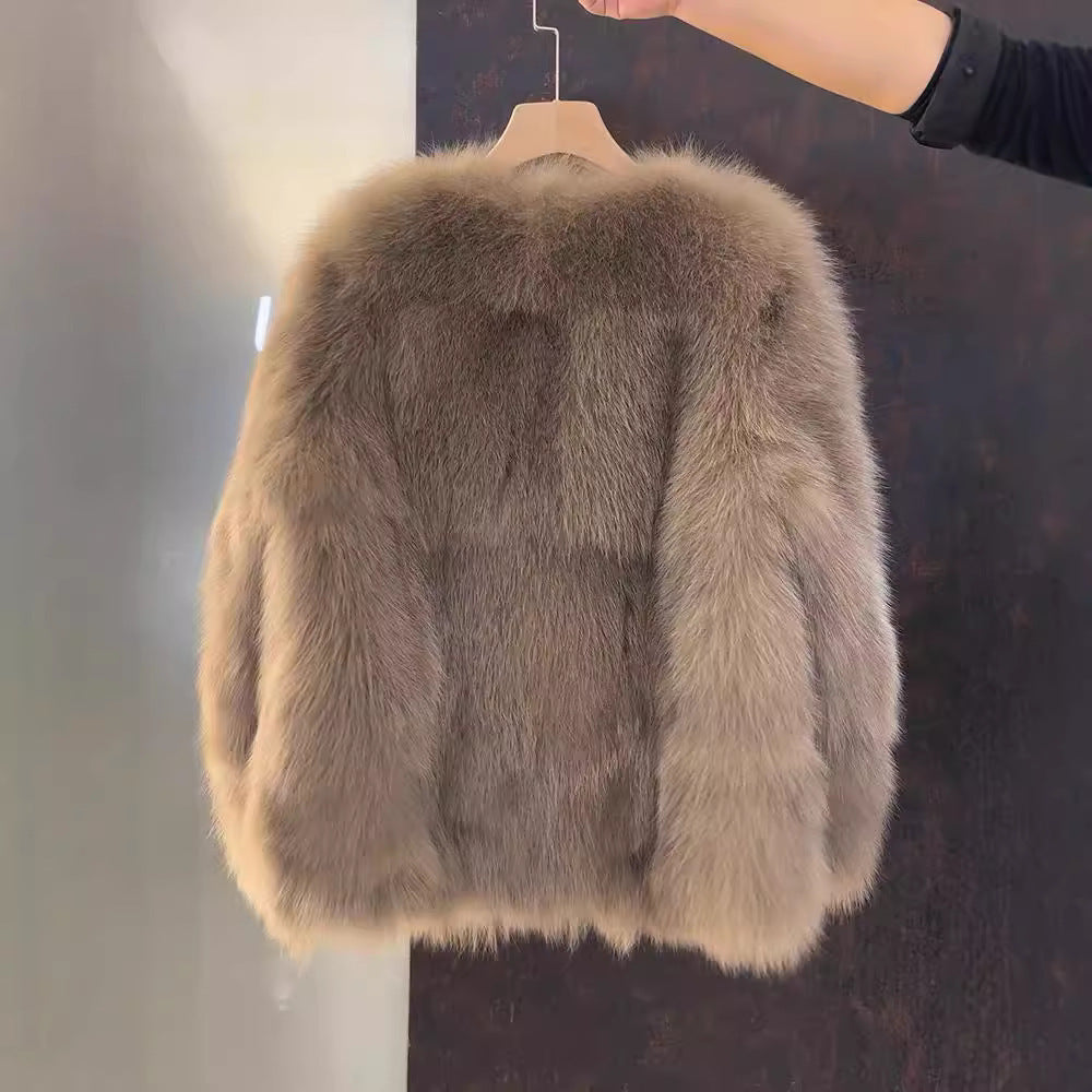 Maillard Winter Fur Coat for Women | Elegant Warm Luxury Outerwear