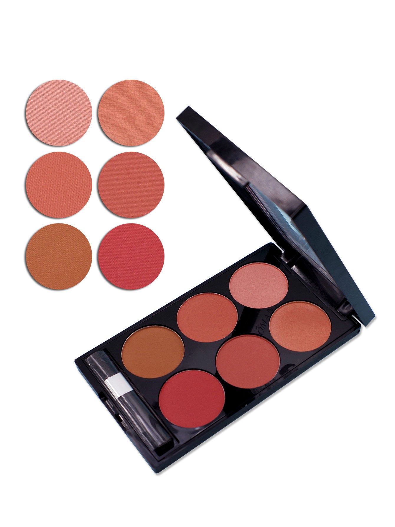 Make-up Multi-color Boutique Six-color Blush Palette Highlight & Contour