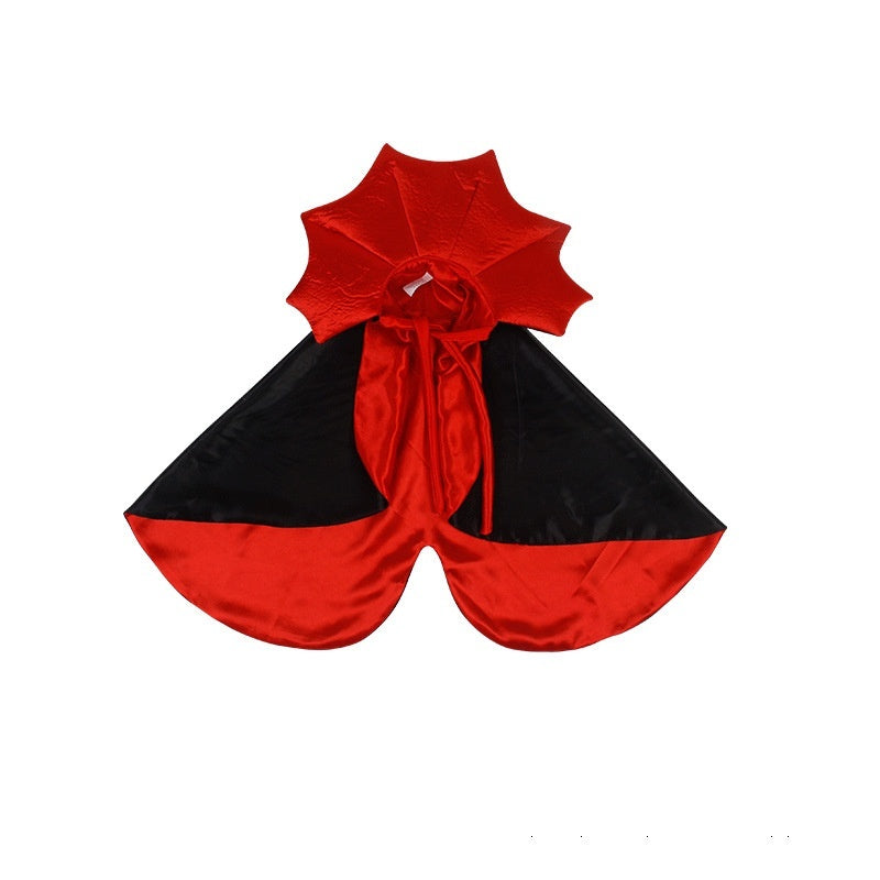 Halloween Pet Vampire Cloak | Cute Cosplay Costume for Small Dogs & Cats