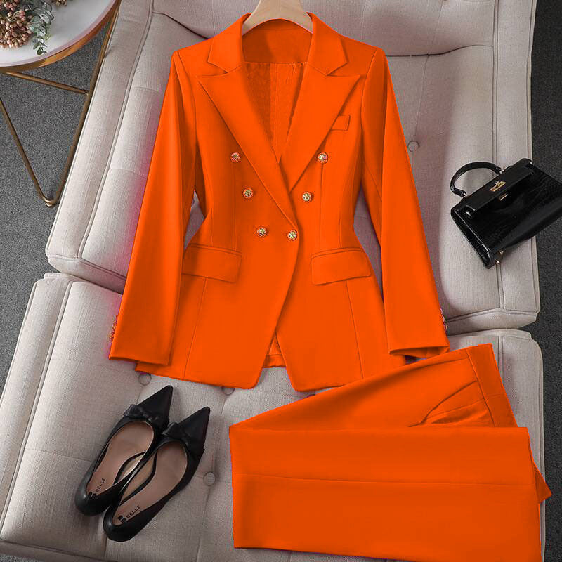 Korean Casual Blouse & Trouser Suit – Women’s Outfit