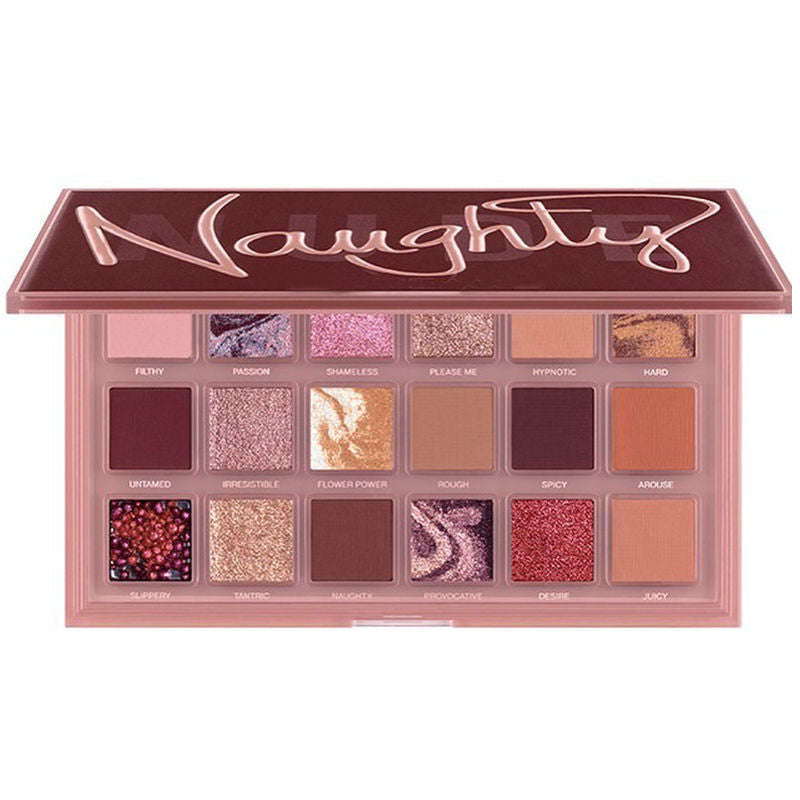18-Color Makeup Eye Shadow Palette | Matte & Shimmer Bead Shades