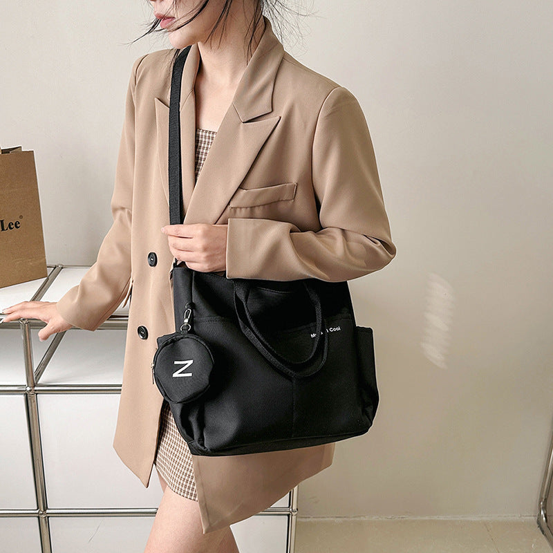 Women’s Canvas Shoulder Crossbody Tote Bag