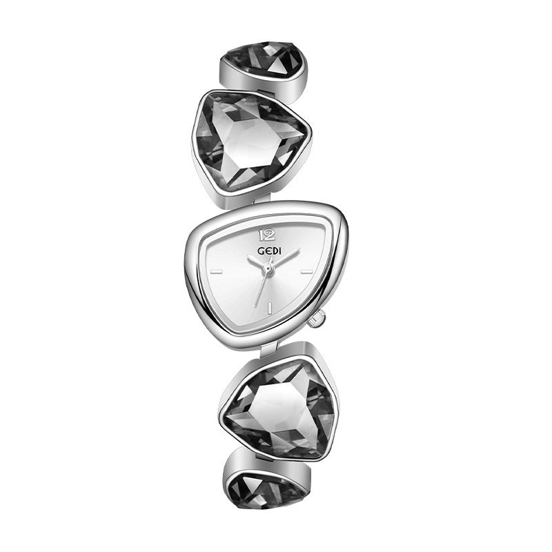 Women's Light Luxury Crystal Diamond Bracelet Watch