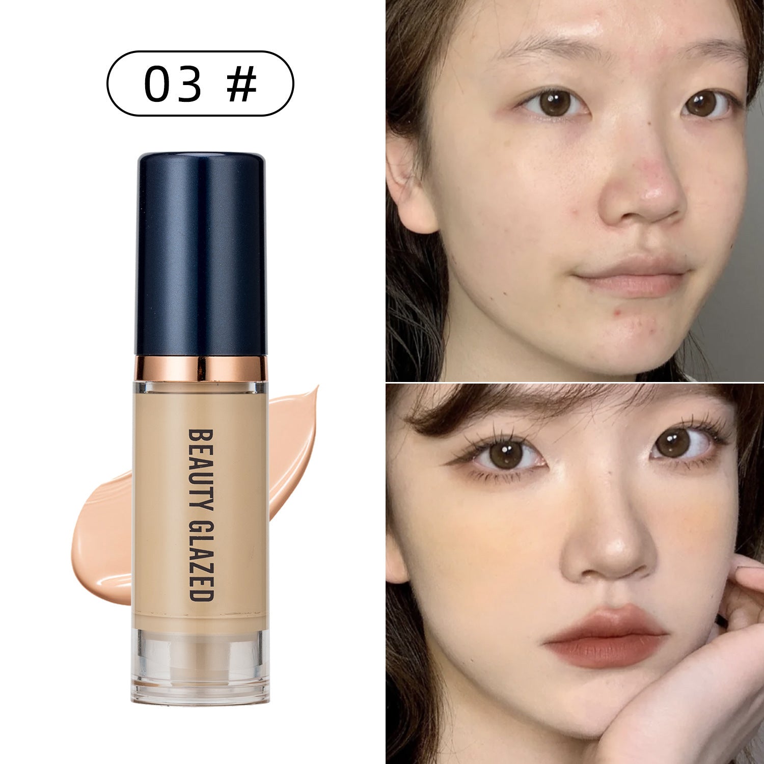 6 Colors Half Cover Makeup Primer – Smooth, Non-Sticky Base
