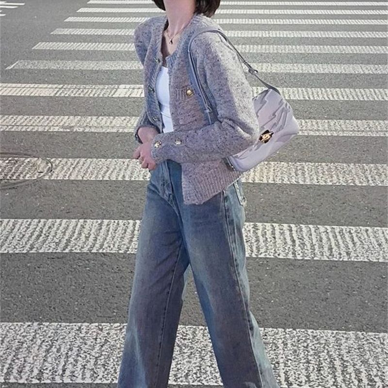 Women’s Solid Color Versatile Loose Button Jacket