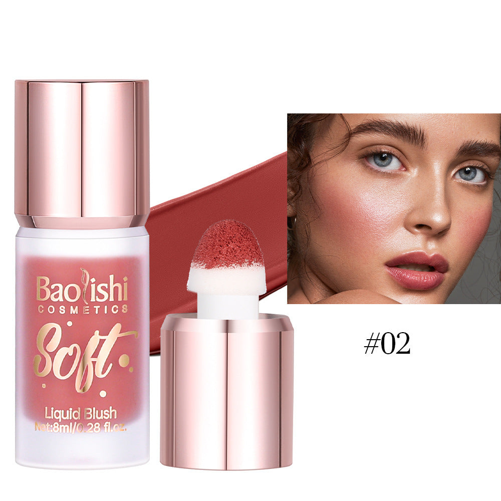 Pearlescent Liquid Blush – Soft Glow Shimmer Finish