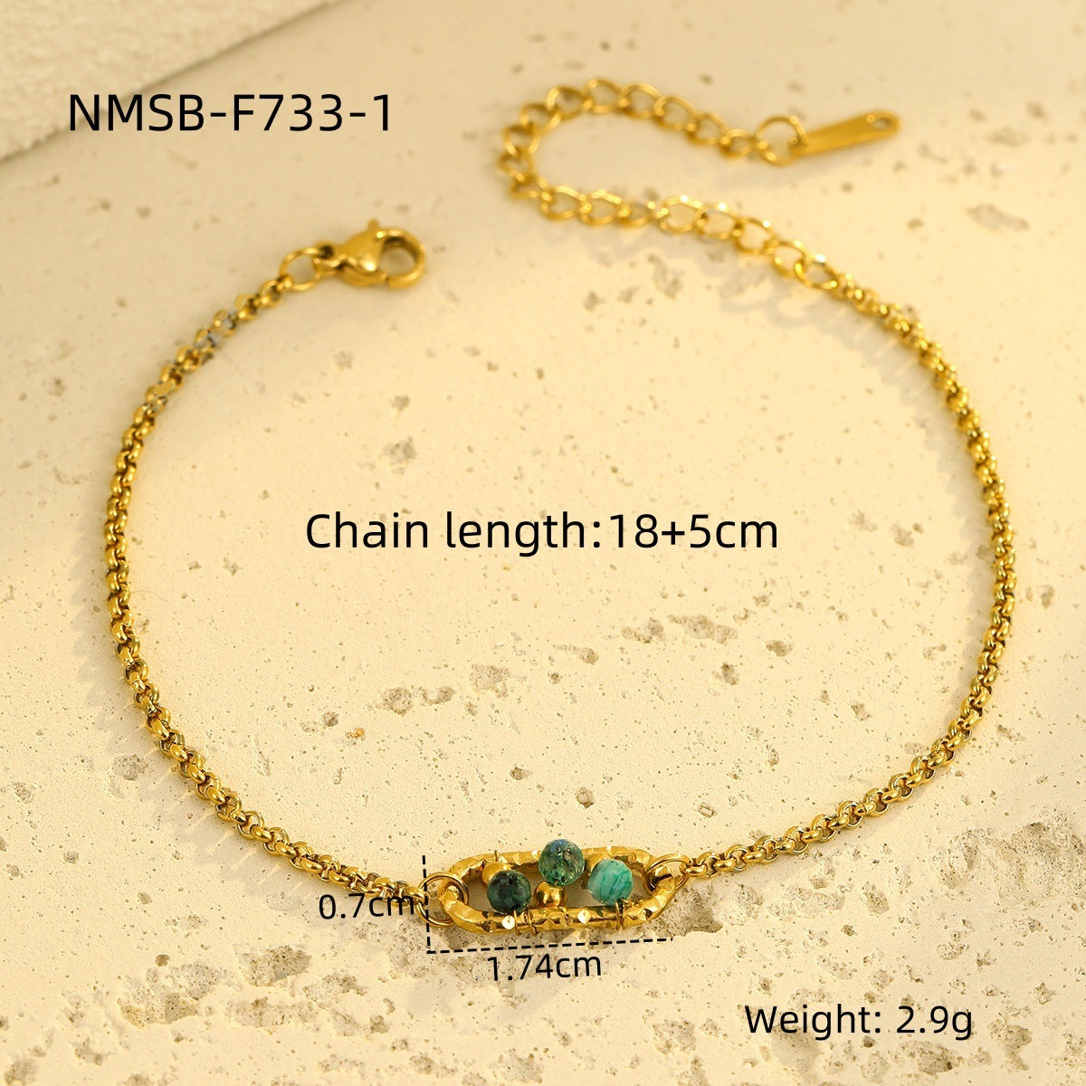 Natural Stone Freshwater Pearl Stainless Steel Bracelet