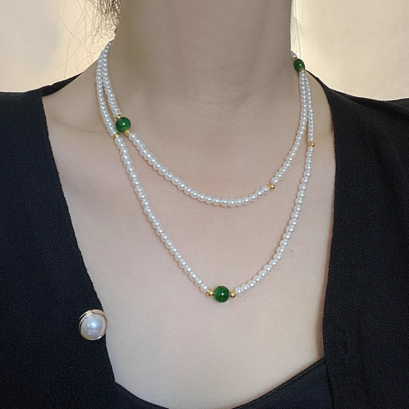 Women’s Multi-Layer Clavicle Chain – Elegant Twin Layer Necklace