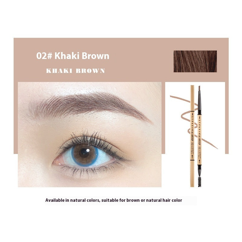 Small Gold Chopsticks Ultra-fine Eyebrow Pencil Waterproof Long-lasting