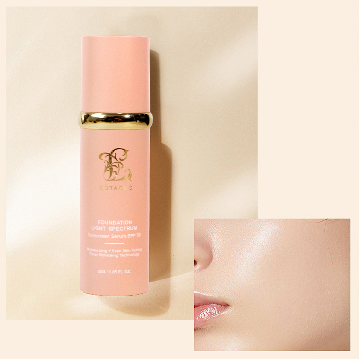 BOTAGUS 4-in-1 Foundation SPF 50 | Flawless Full Coverage Concealer
