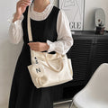 Women’s Canvas Shoulder Crossbody Tote Bag