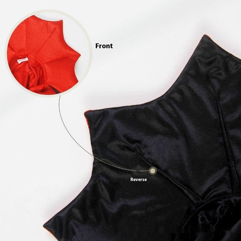 Halloween Pet Vampire Cloak | Cute Cosplay Costume for Small Dogs & Cats