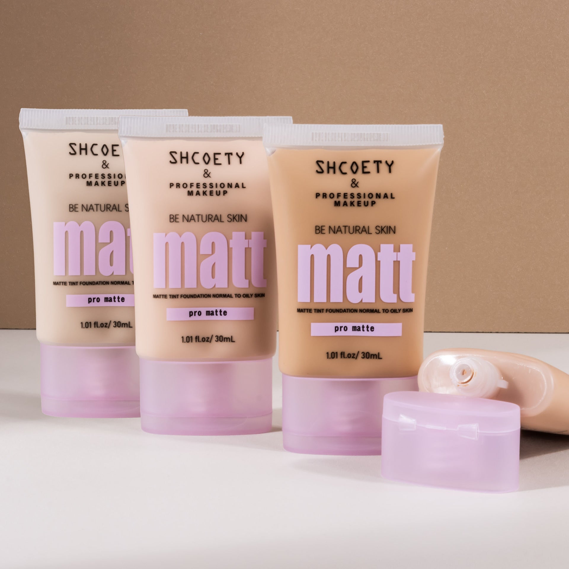 4-Color Longwear Foundation & Concealer BB Cream | Natural Brightening Skin Tone